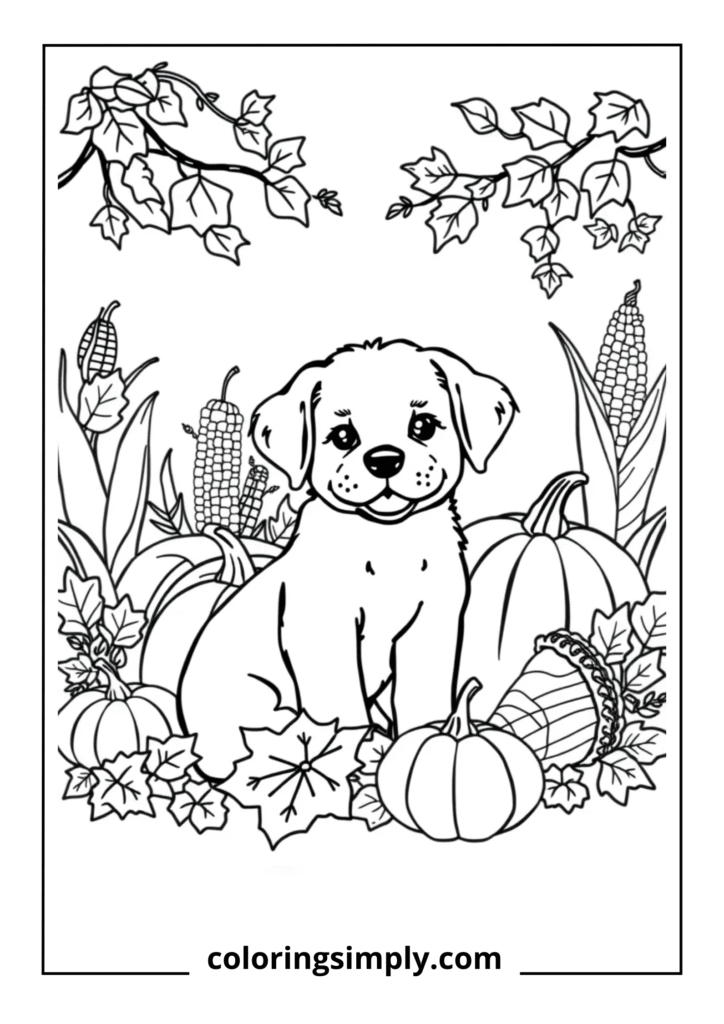 Thanksgiving Grateful Puppy