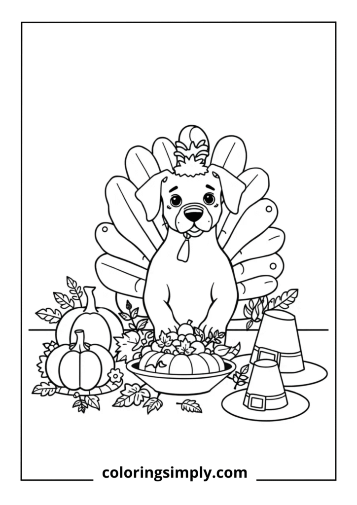 Thanksgiving Turkey Dog