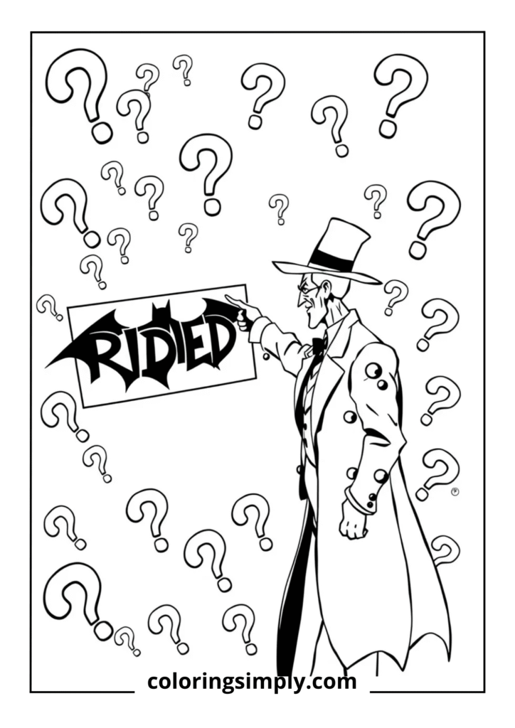 The Riddler's Challenge Scene
