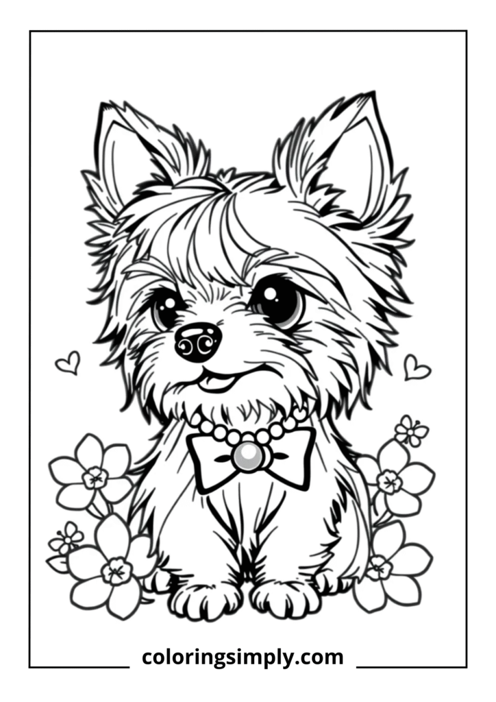 Tiny Princess" - Yorkshire Terrier Puppy Glamour
