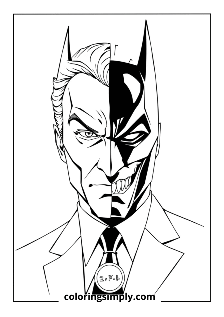 Two-Face Split Scene Composition
