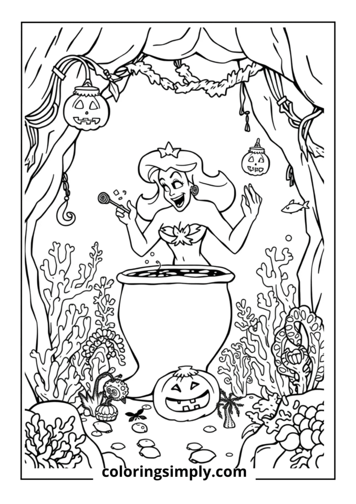 Ursula's Underwater Halloween Lair