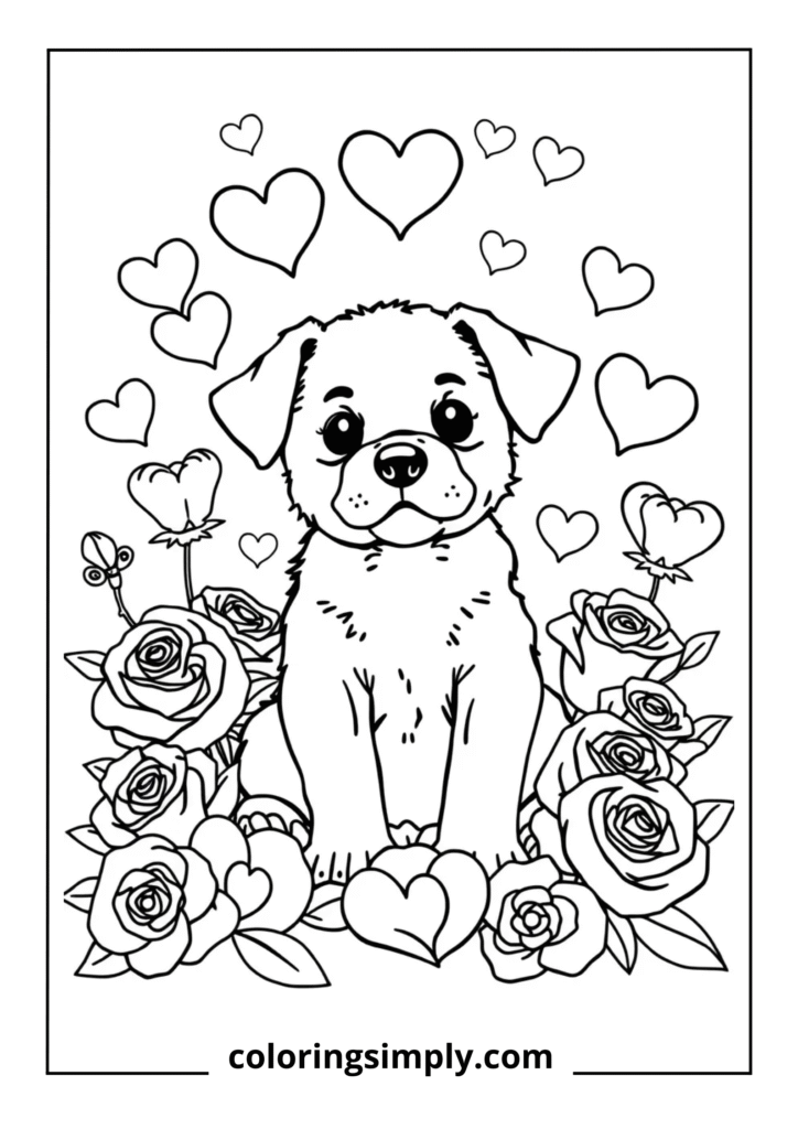 Valentine's Day Love Puppy