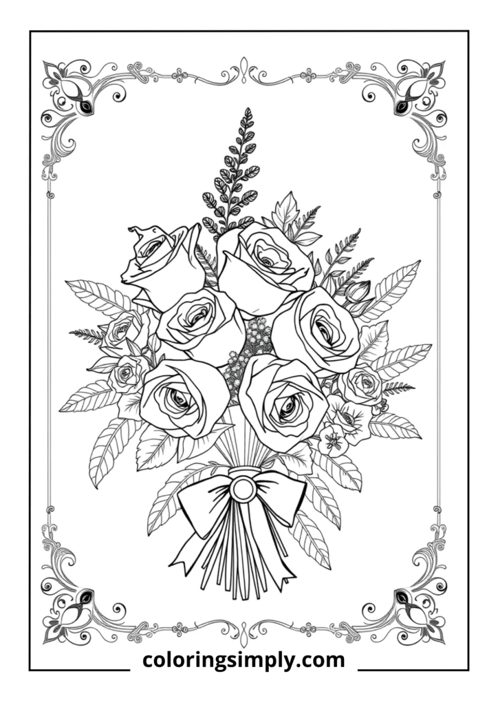 Victorian Rose Bouquet