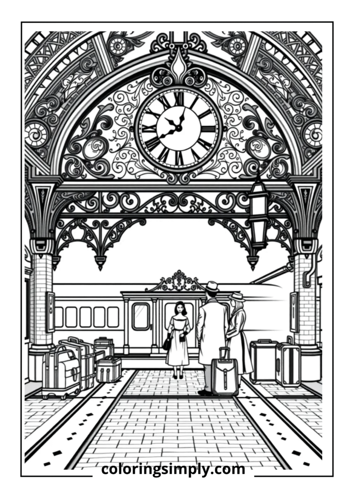 Victorian Train Station Platform