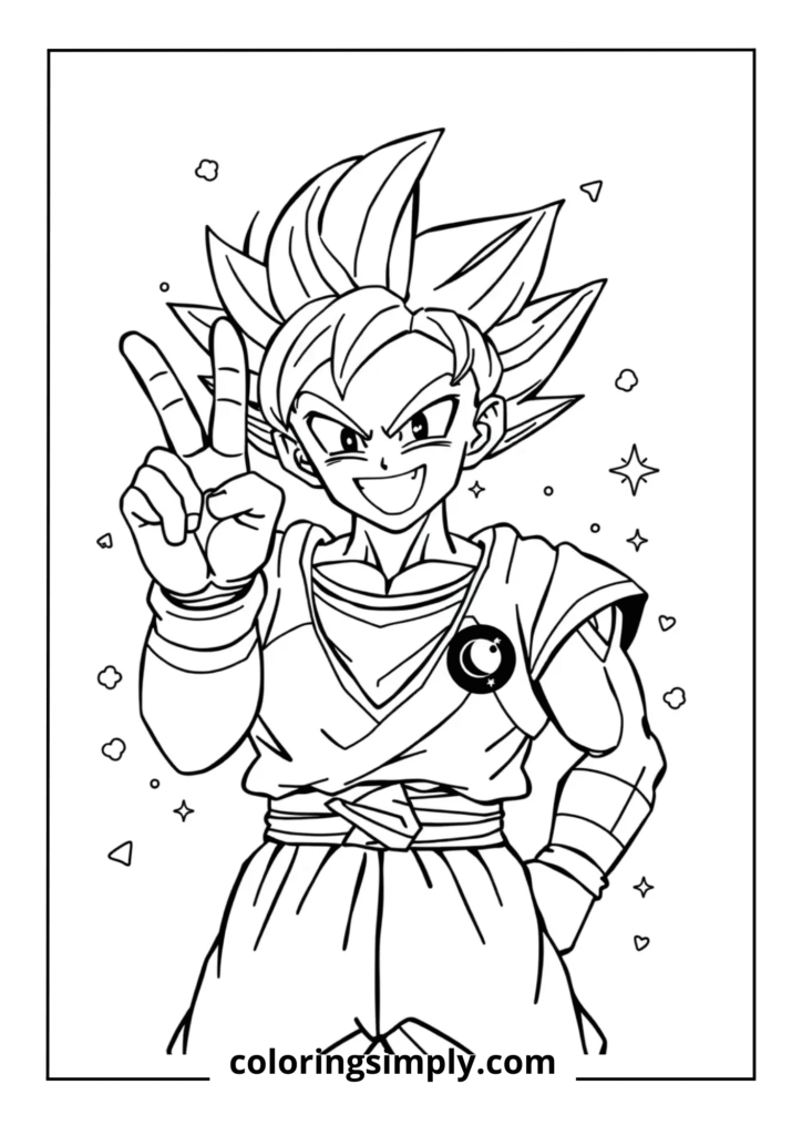 Victory Celebration Goku
