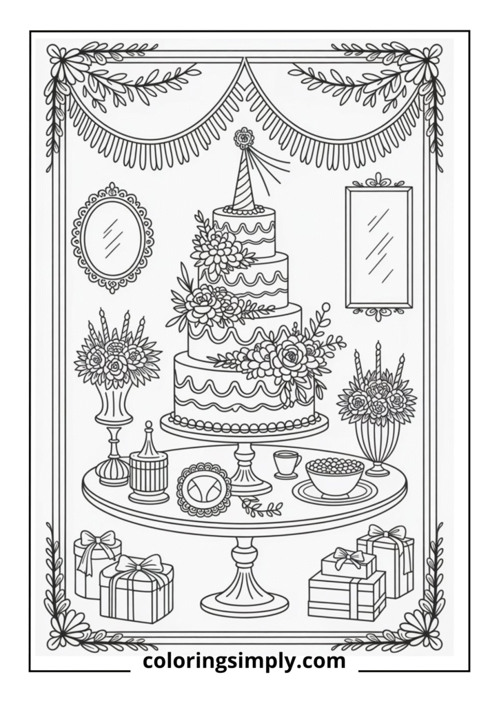 Vintage Birthday Elegance