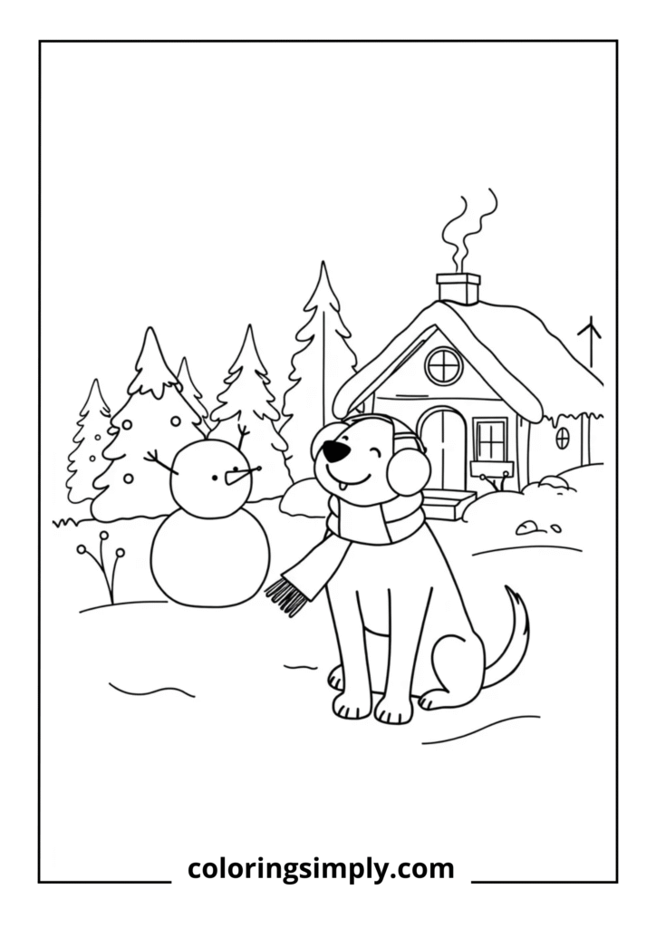 Winter Wonderland Dog