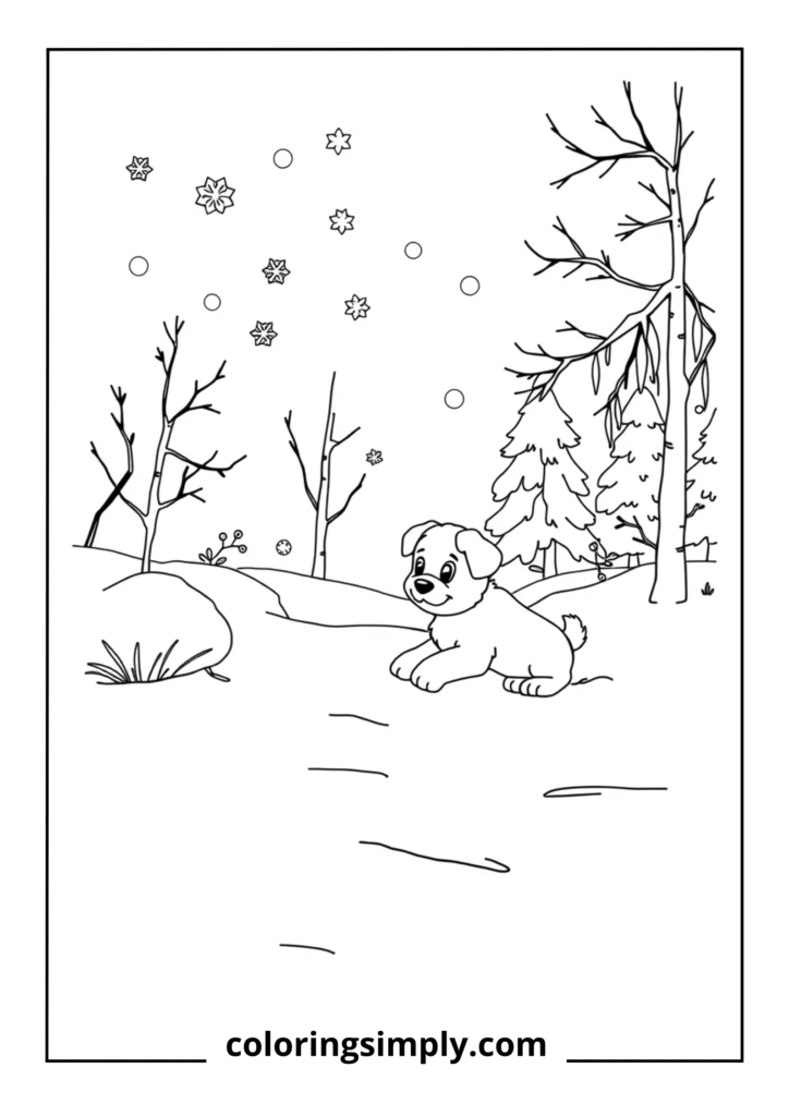 Winter Wonderland Puppy