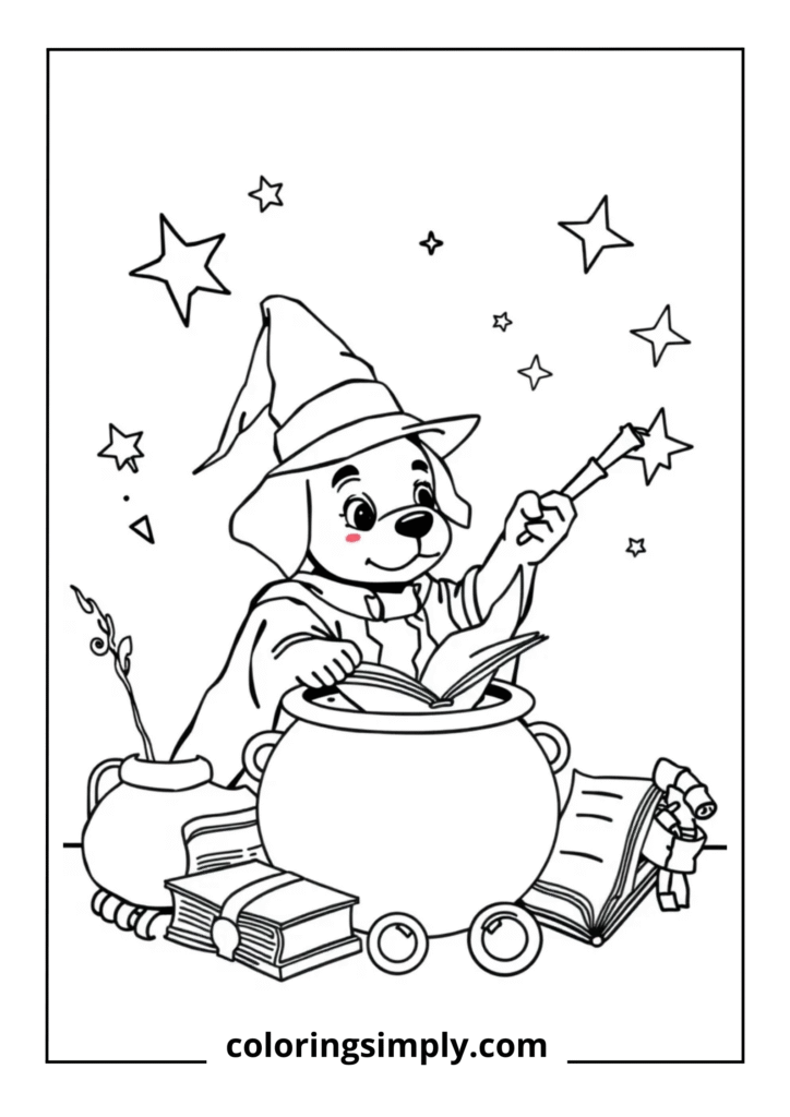 Wizard Puppy Magic School