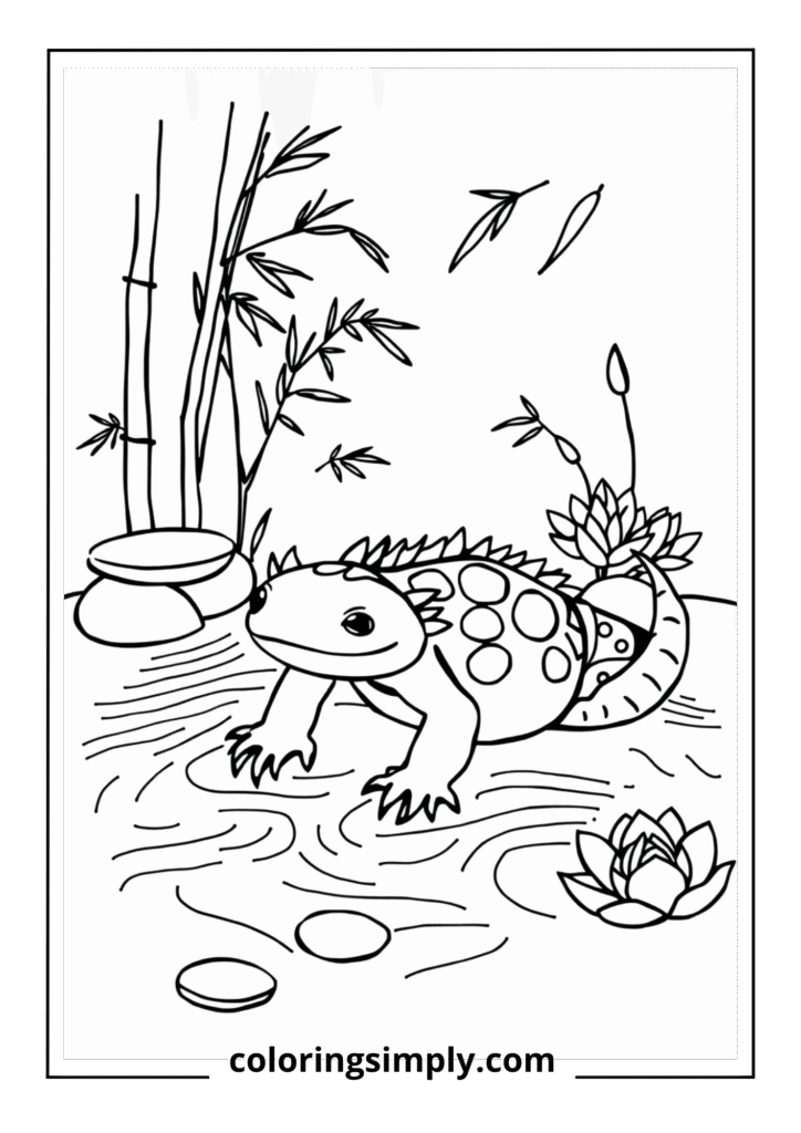 Celtic Knot Axolotl