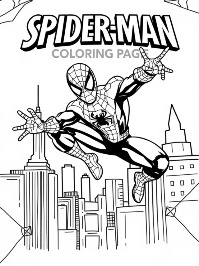 spiderman coloring pages