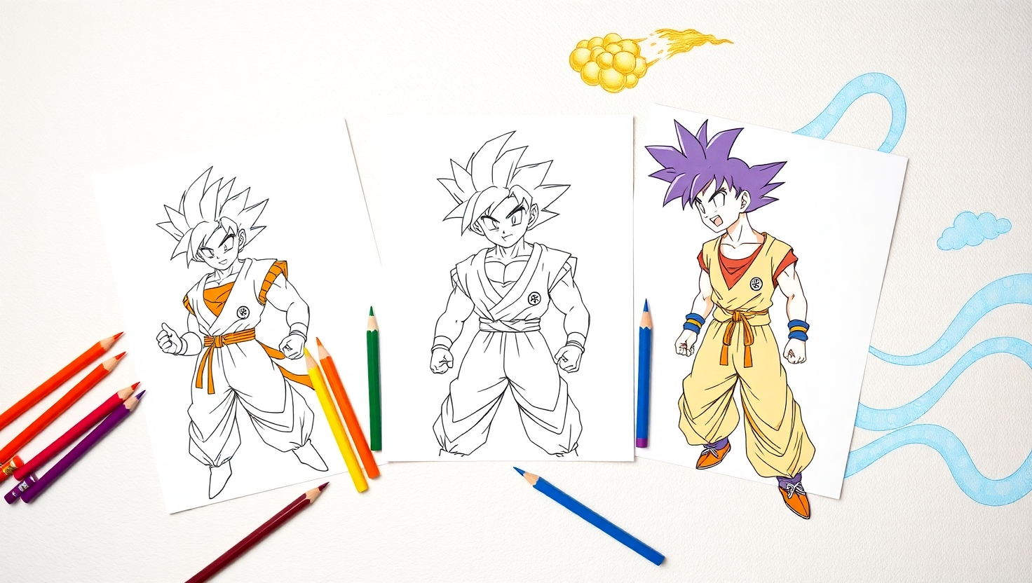 goku coloring pages