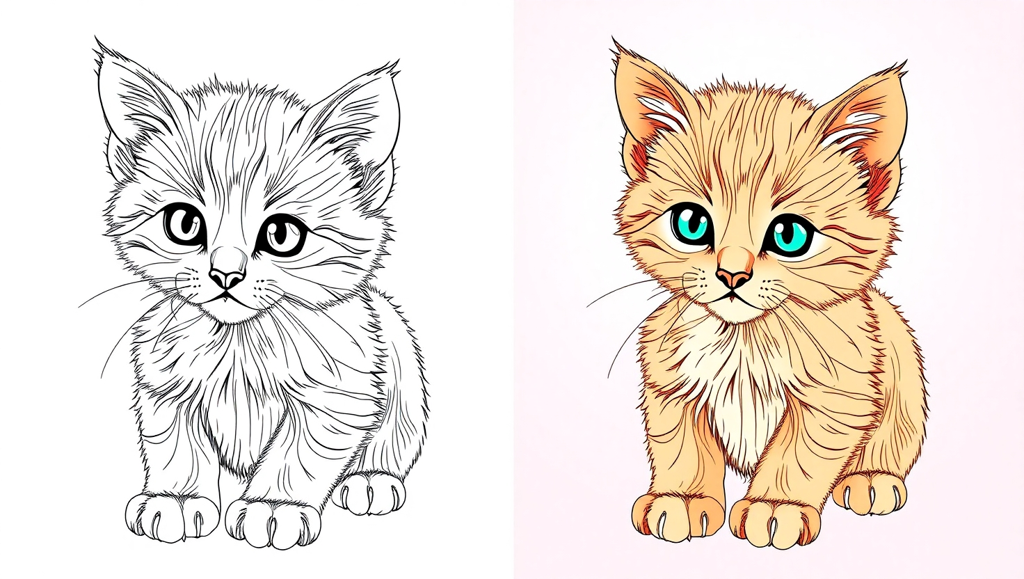 kitten coloring pages