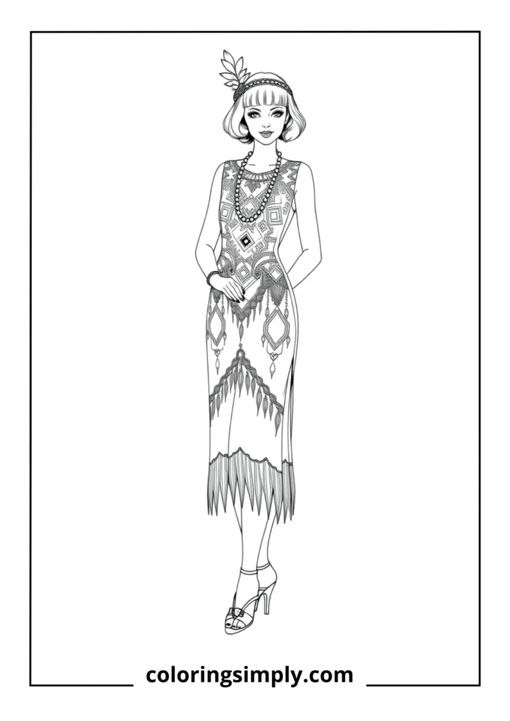 1920s Flapper Dress