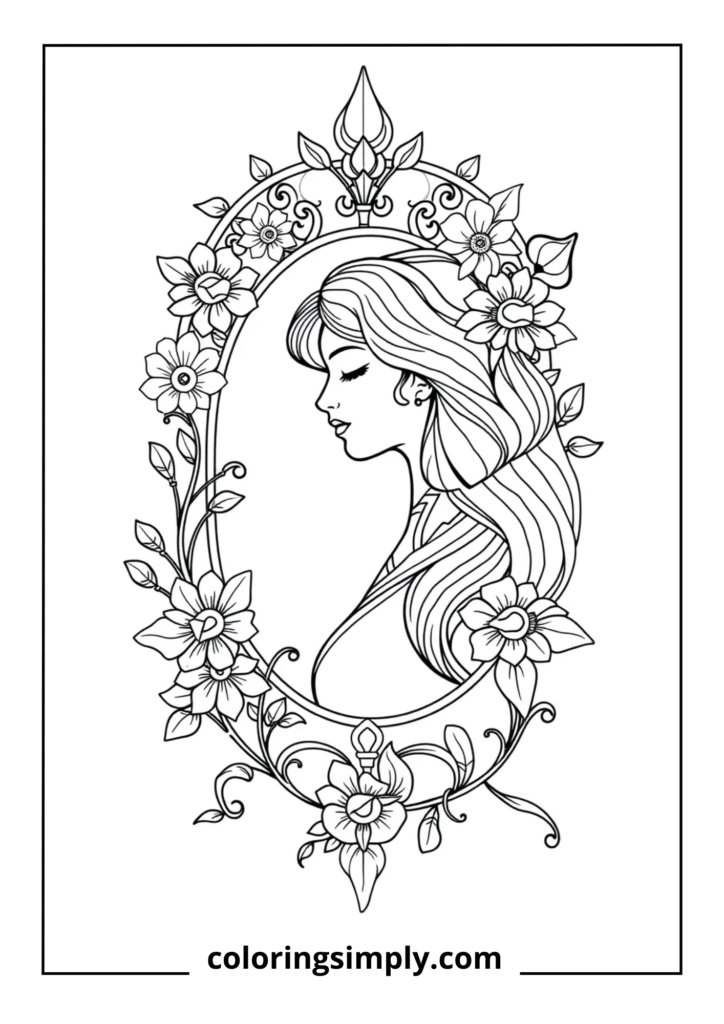 Art Nouveau Mother Portrait