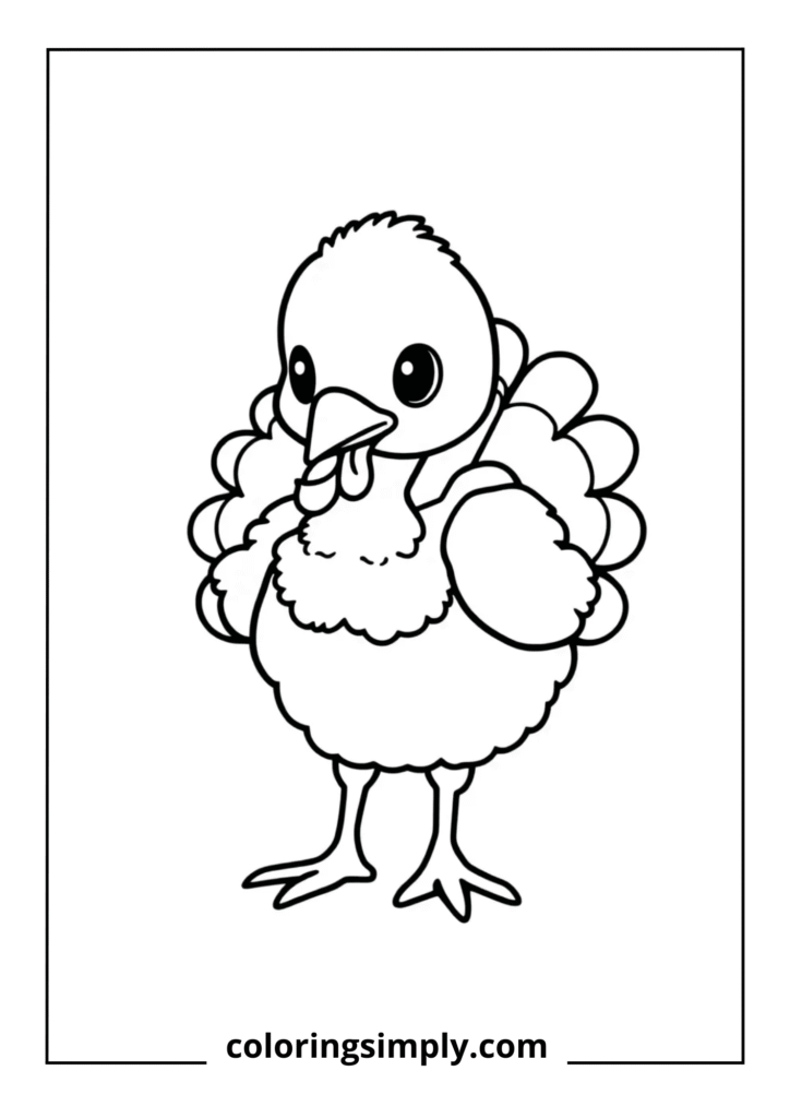 Baby Turkey Silhouette