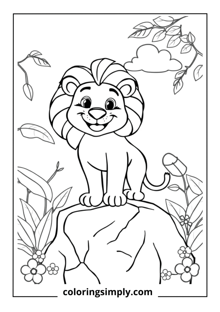 Cartoon Lion King