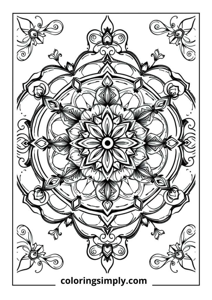 Detailed Quilting Pattern