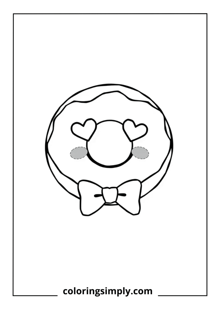 Donut with Heart Eyes