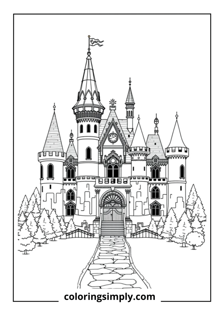 Elaborate Fairy Tale Castle