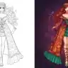 Fashion coloring pages