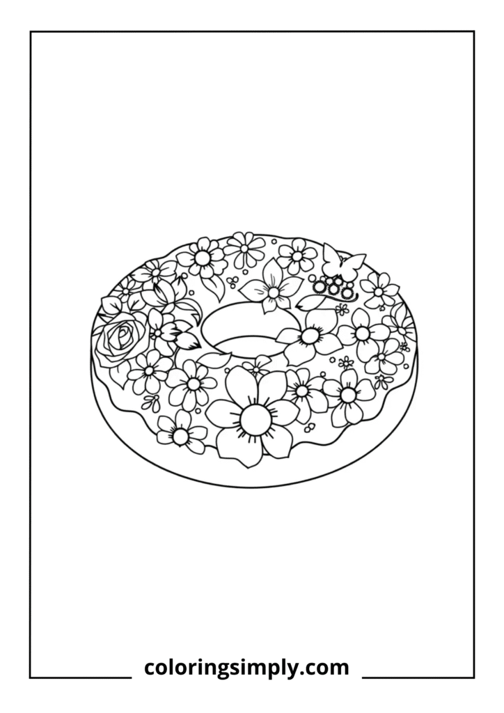 Floral Donut Garden