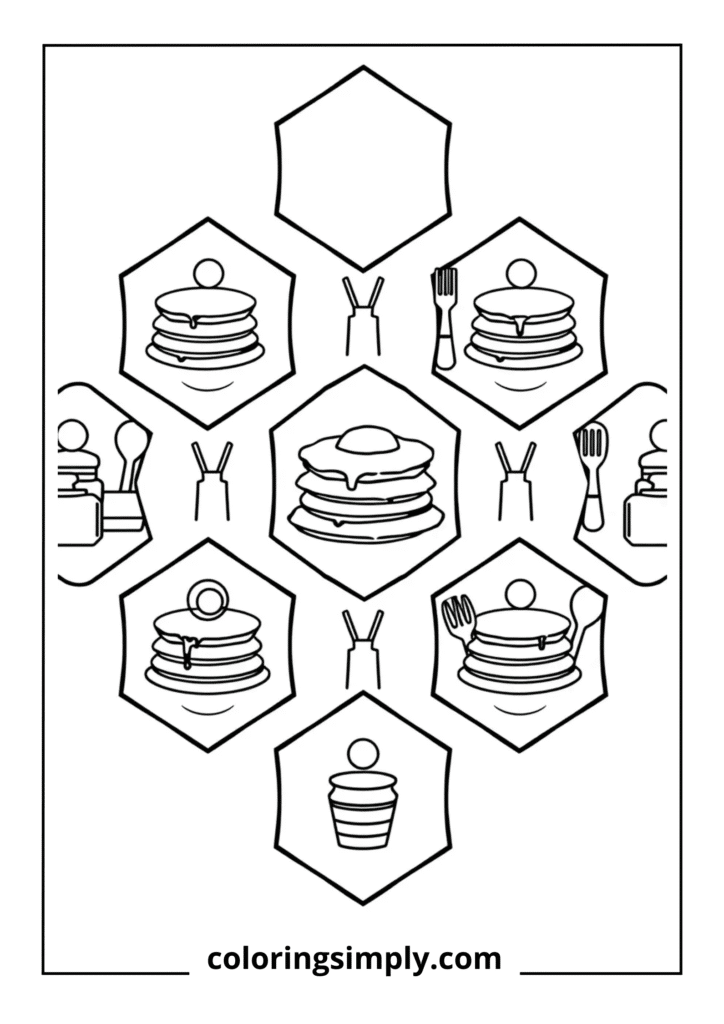 Geometric Pancake Pattern