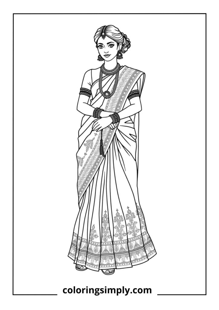 Indian Sari Ensemble