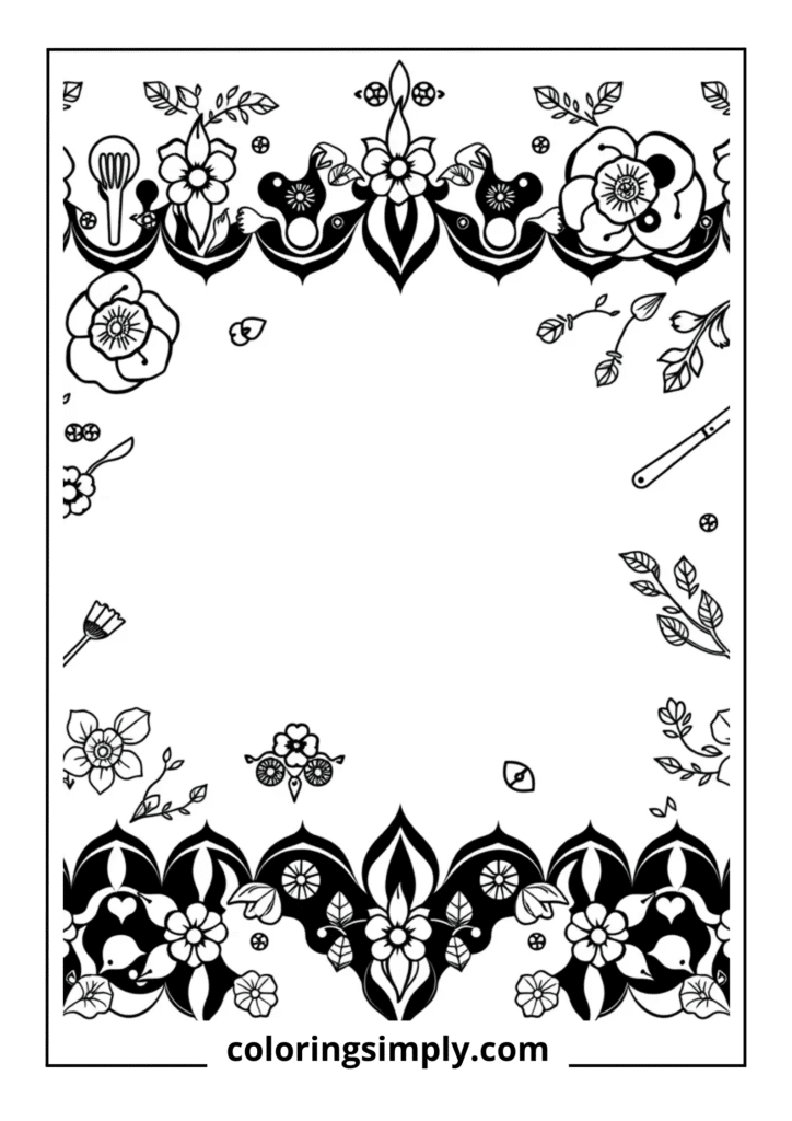 Intricate Pancake Border Design