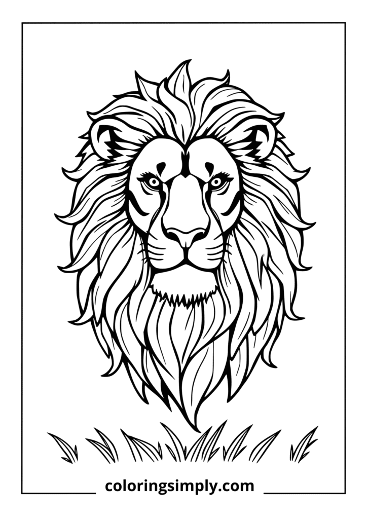 Majestic Lion Portrait (1)