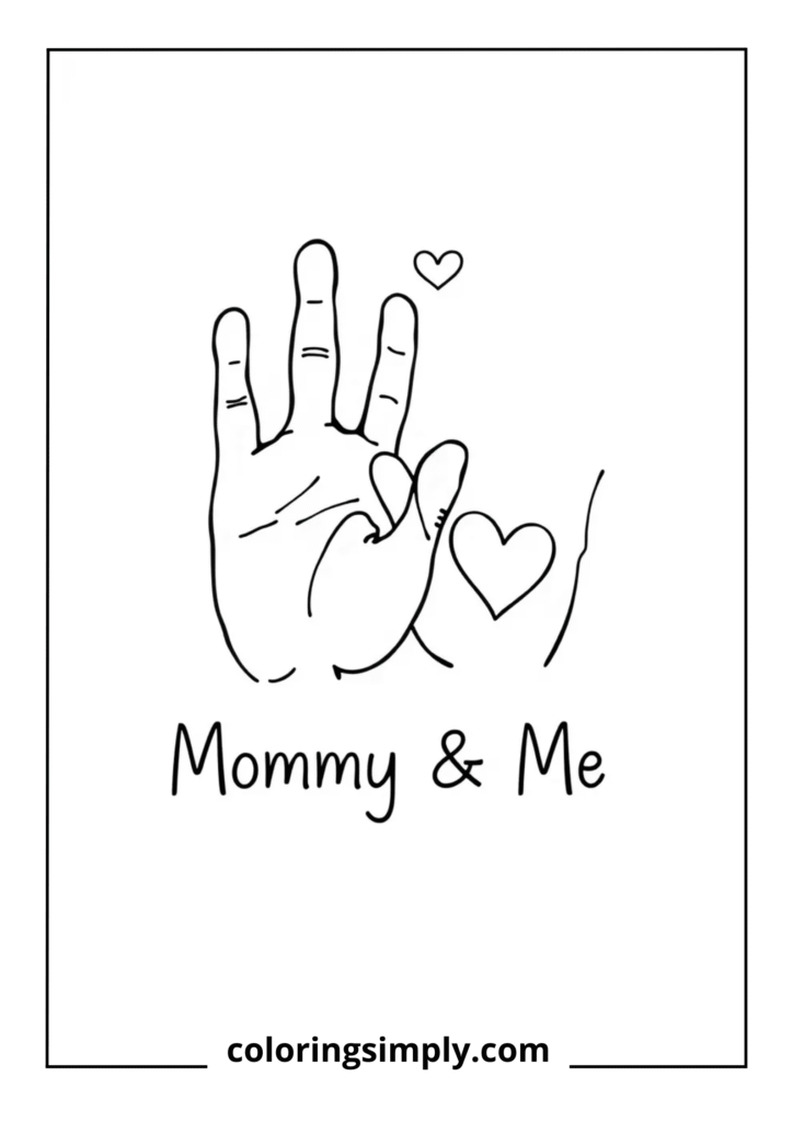 Mommy and Me Handprints