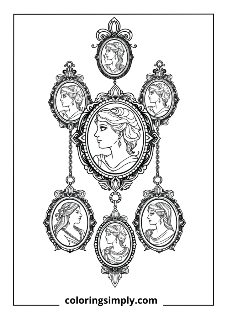 Ornate Cameo Collection
