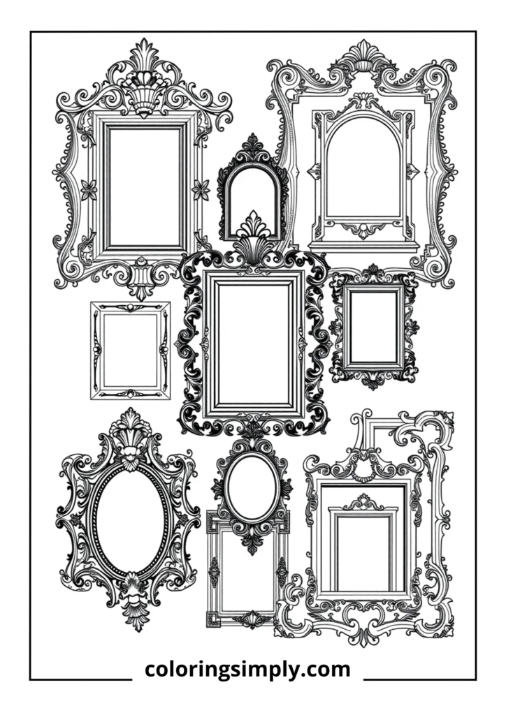 Ornate Picture Frame Collection