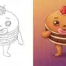 Pancake Coloring Pages