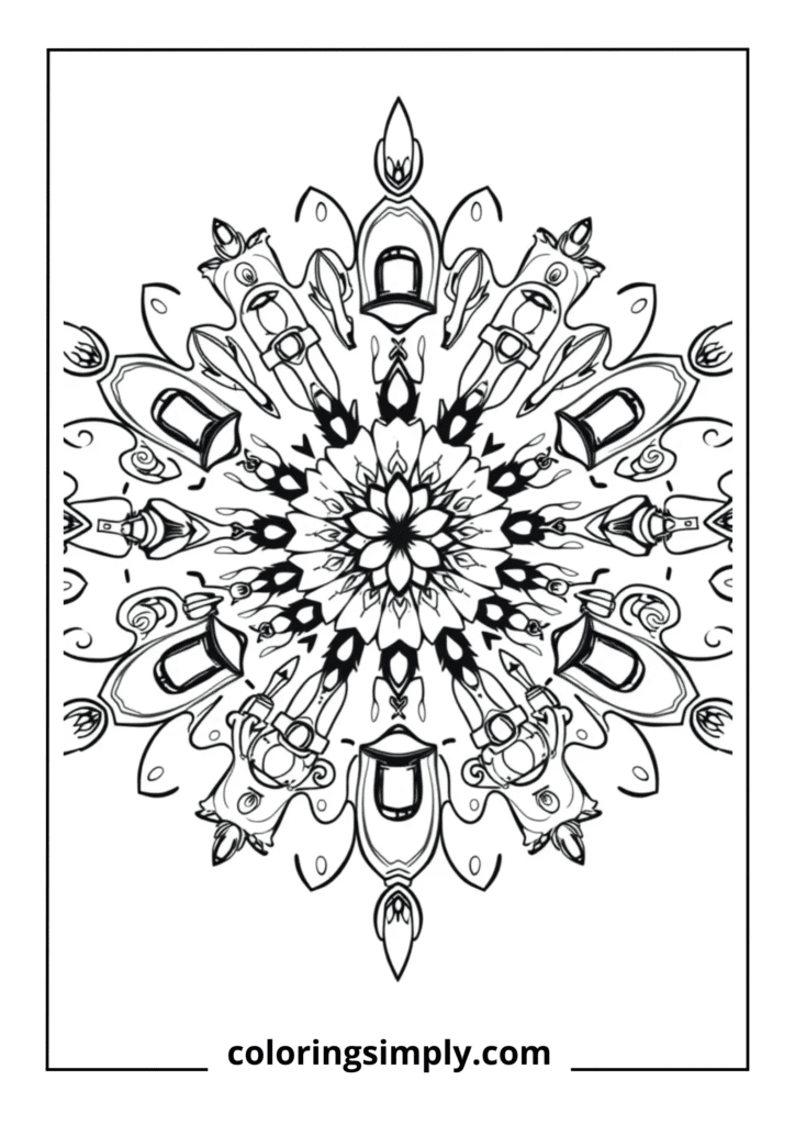 Pancake Kaleidoscope Pattern