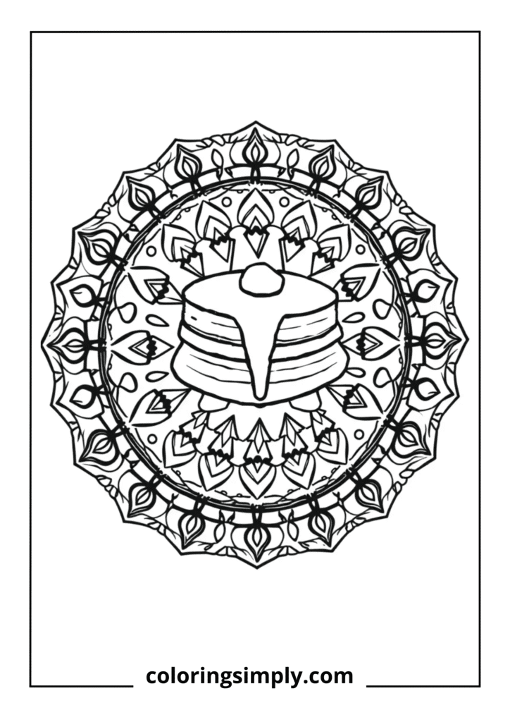 Pancake Mandala Circle