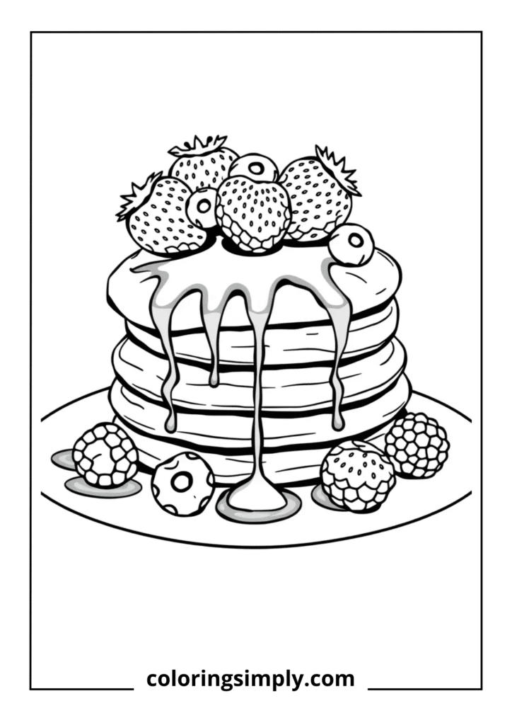 Pancakes with Fresh Berries