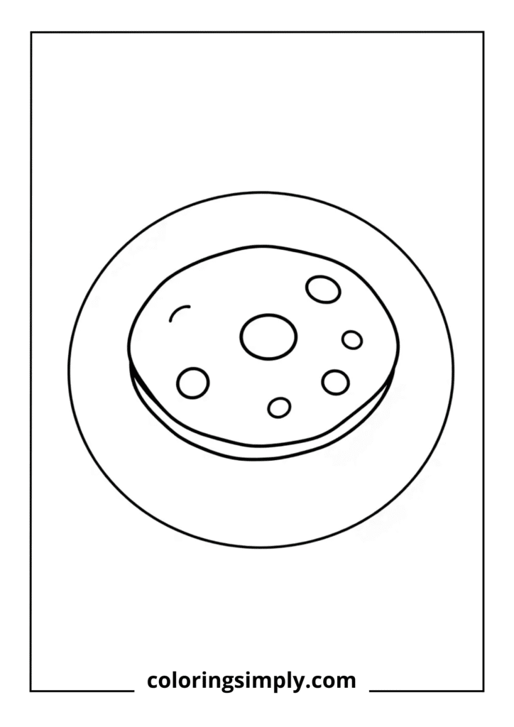 Round Pancake Outline