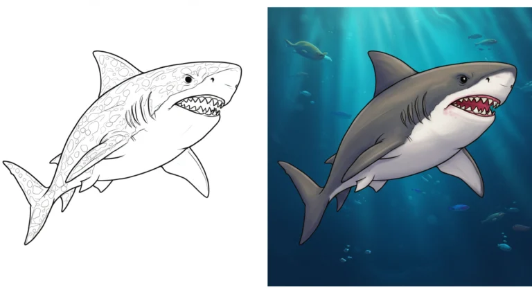 Shark Coloring Pages