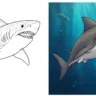 Shark Coloring Pages