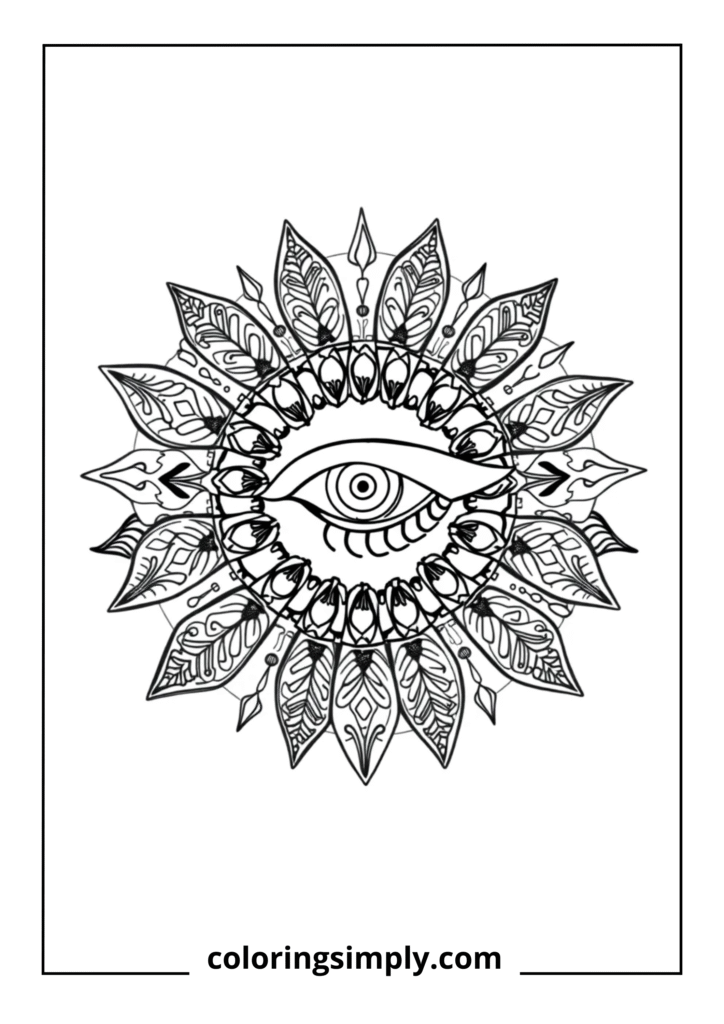 Shark Fin Mandala Circle