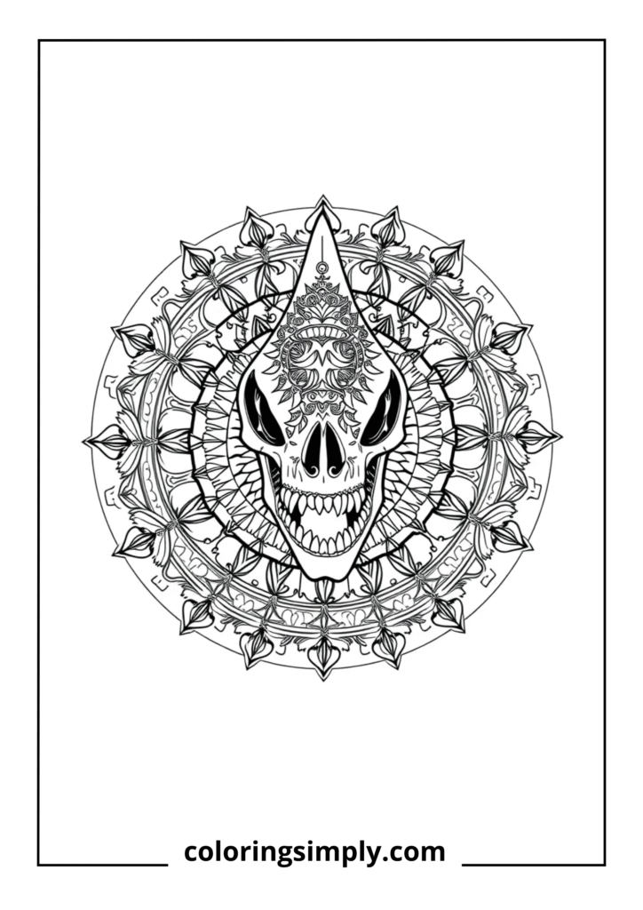 Shark Skull Mandala