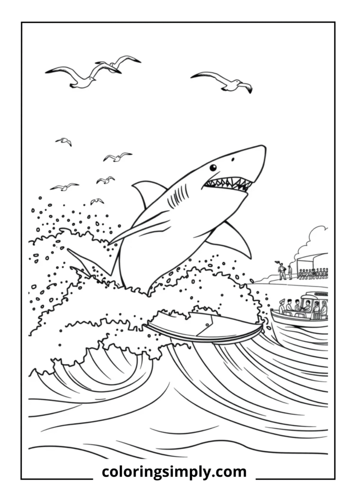 Shark Surfing Competition