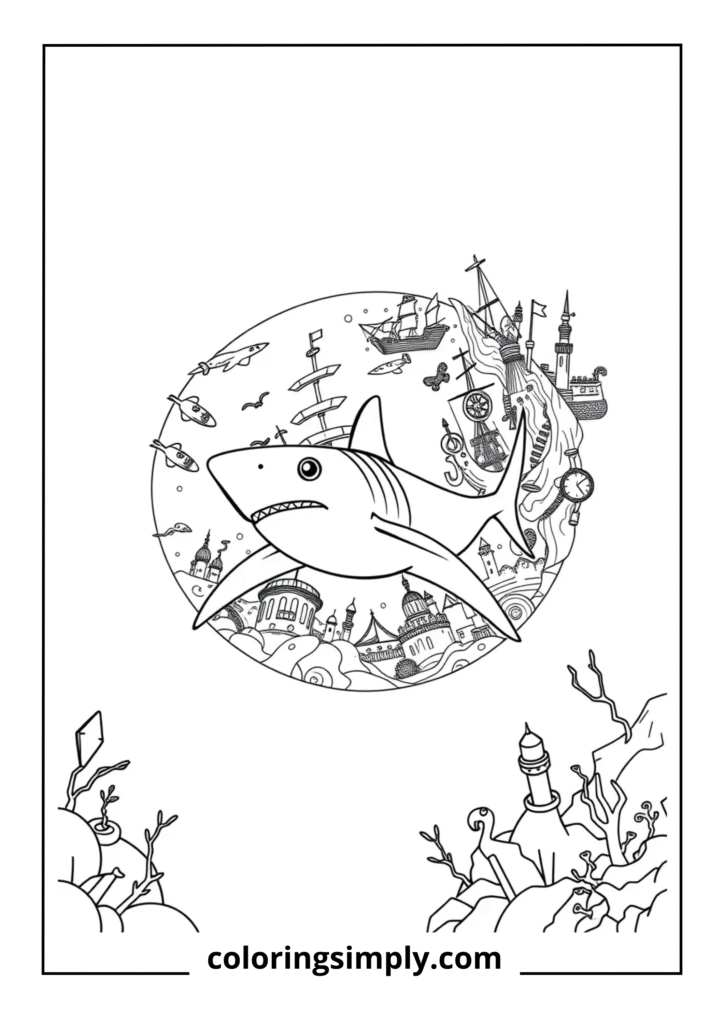 Shark Time Travel Adventure