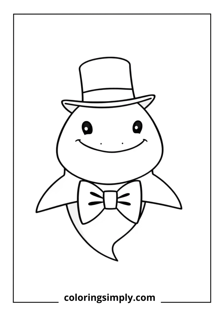 Shark Wearing a Bow Tie