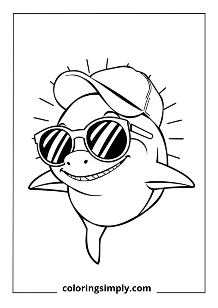 Shark with Sunglasses