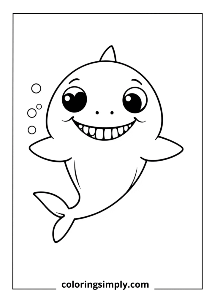 Smiling Shark with Heart Eyes