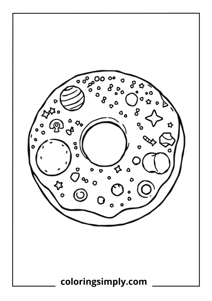 Space Galaxy Donut