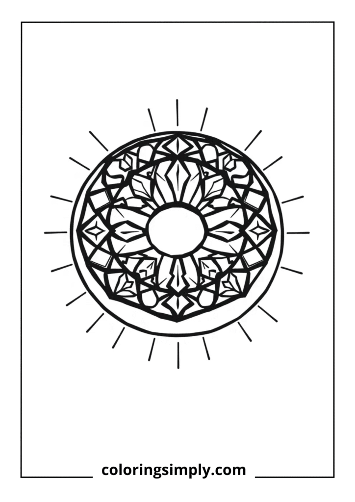 Stained Glass Donut
